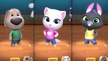 Talking Tom Timerush Ben Vs Angela Becca walkthrough gameplay I 12-12-24#timerush