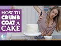 How to crumb coat a layer cake