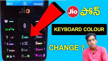 Jio Phone Keypad Colour Change ? (GTF 14)