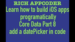 Swift basics: Core Data part 8