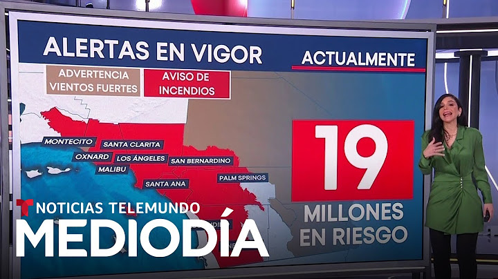 El riesgo de incendios sigue elevado al sur de California por las condiciones | Noticias Telemundo