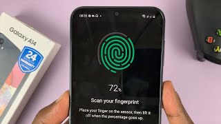 How To Add a Fingerprint On Samsung Galaxy A14 screenshot 1