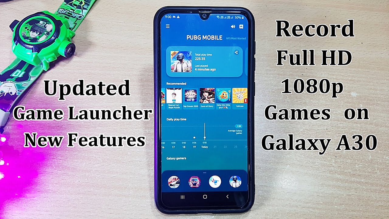 Samsung's New Game Launcher | Record Games in Full HD - YouTube