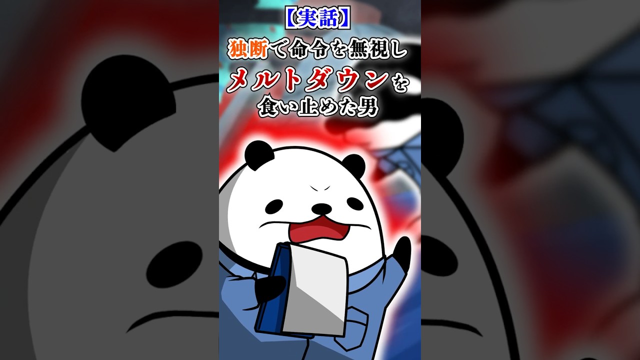 【実話】独断で命令を無視しメルトダウンを食い止めた男【アニメ】#テイペン #plottアニメ
