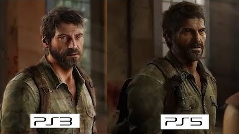 The Last of Us Remake Joel Graphics Comparison PS3 vs PS5