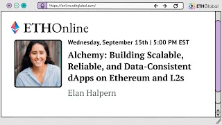 Alchemy: Building Scalable, Reliable, and Data-Consistent dApps on Ethereum and L2s