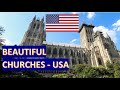 Beautiful Churches in the USA 🇺🇸 History of Churches in USA ⭐️ Cathedrals in America ⛪️