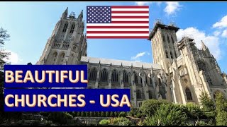 Beautiful Churches in the USA 🇺🇸 History of Churches in USA ⭐️ Cathedrals in America ⛪️