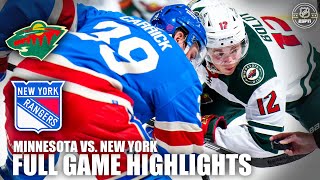 Minnesota Wild vs. New York Rangers | Full Game Highlights | ESPN NHL