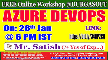AZURE DEVOPS (FREE Workshop) Online Training @ DURGASOFT