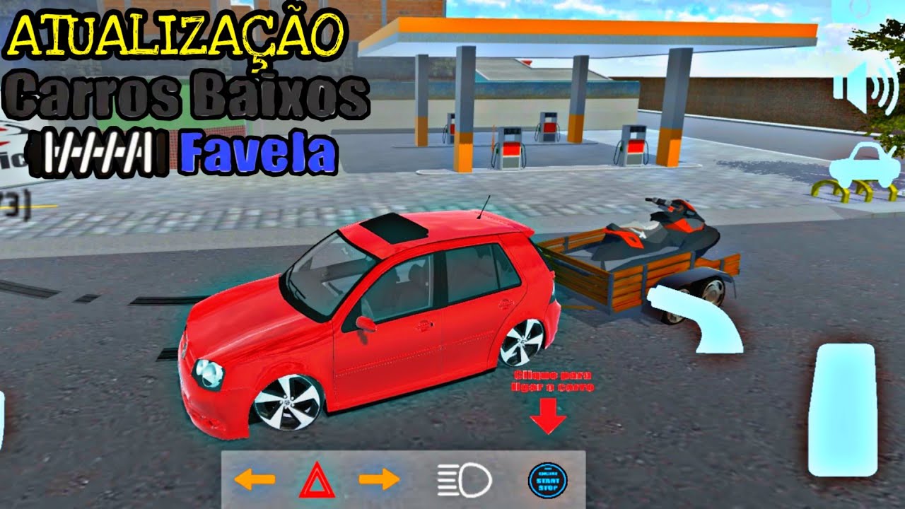 Jogo de Carros Brasileiro para Celular - Carros Rebaixados Brasil (FAVELA)  