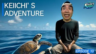I met a turtle on the Altlantic Ocean [Keiichi Rowboat Atlantic Crossing Challenge Episode 10]