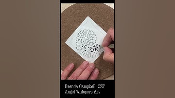 Mindful Monday 7. Draw along with me and create this tile using the Zentangle Method. #zentangle
