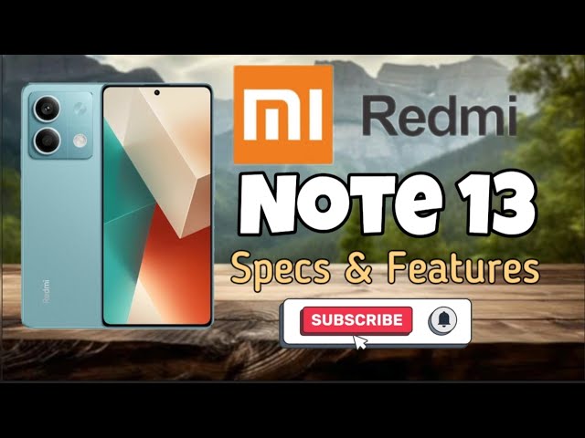 Xiaomi Redmi Note 13 4G - Specifications