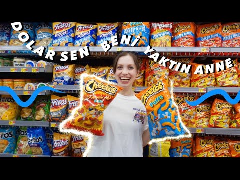 🛒AMERİKADA MARKET ALIŞVERİŞİMİZ😬🔗 | Amerika Günlükleri🇺🇸