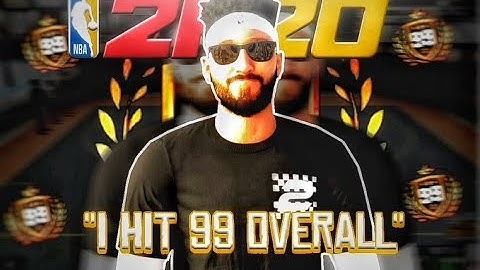 I FINALLY HIT 99 OVERALL IN NBA 2K20 ON THE BEST CENTER BUILD! 99 OVERALL LIVE REACTION!!