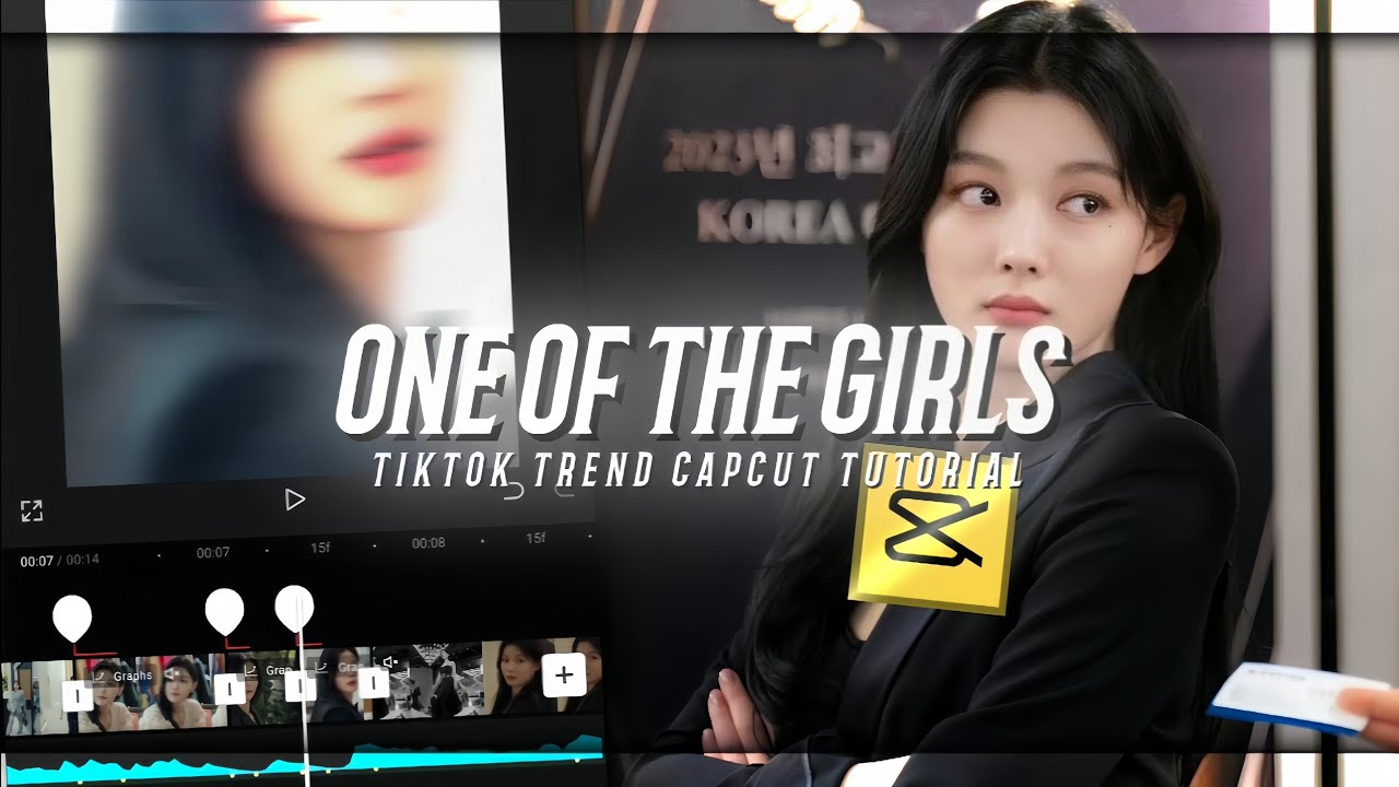 ONE OF THE GIRLS NEW TIKTOK TREND EDIT CAPCUT TUTORIAL - YouTube