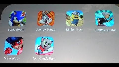 Sonic Dash 2 Vs Looneytunes Dash Vs Ladybug Vs Minion Rush Vs Gran run Vs Tom Candy run