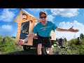 Building The World's Best MICRO CAMPER (just 32 sq. ft.) | Hot Shower, Awning, Kitchen, Solar System