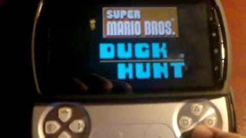 NES Emulator running on Sony Xperia Play