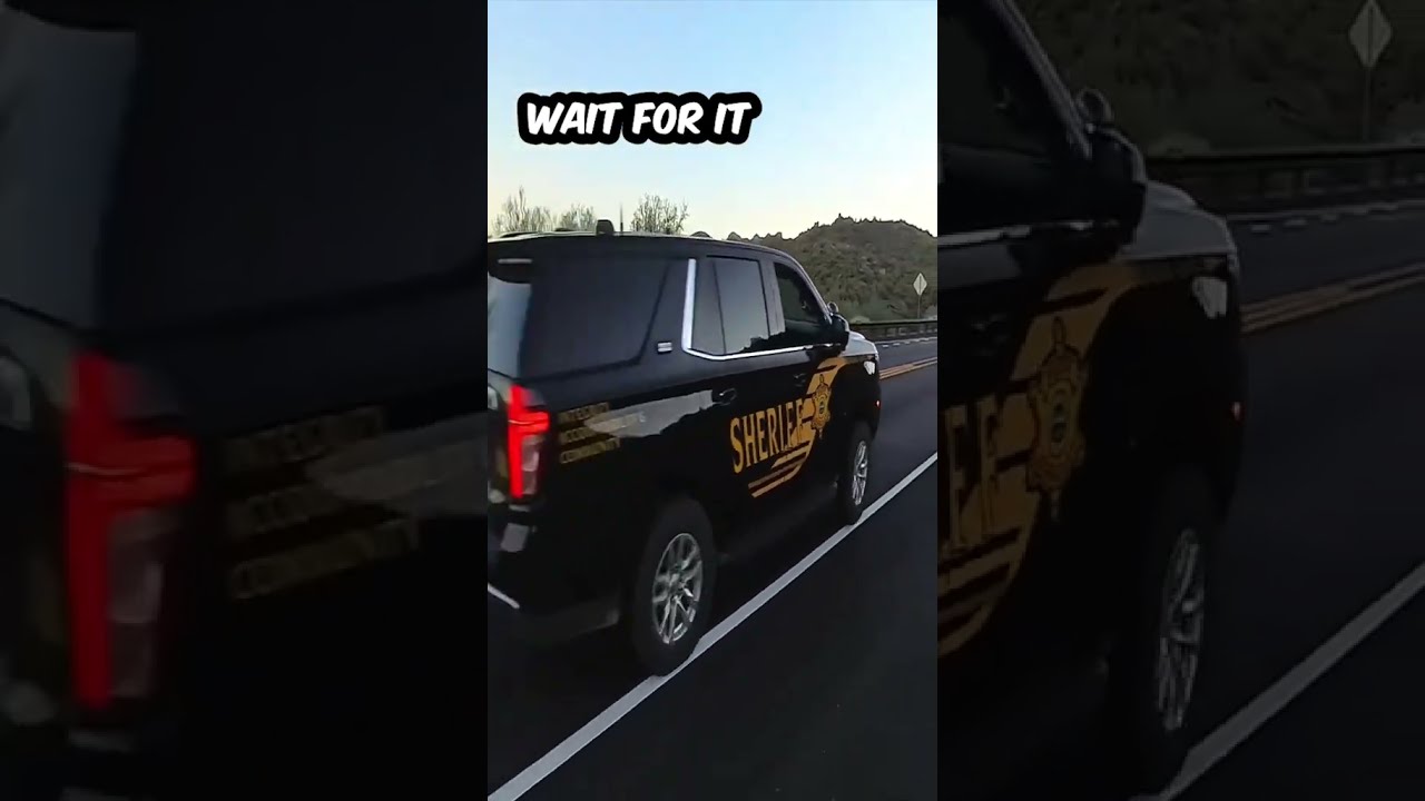 Clueless Biker Saved By Cop Shorts