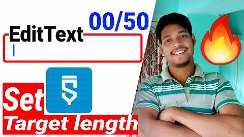 material edit text target set  Project in sketchware #AndroidAppdeveloper #sketchware #Aauraparti