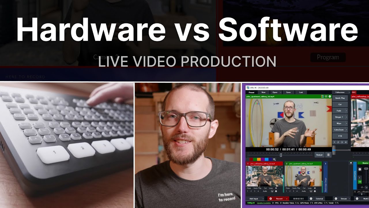 Hardware or Software for live video production? // Show and Tell Ep.88