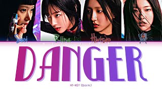 H1-KEY (하이키) "Danger" ((Family) OST Part 1) (Color Coded Lyrics (Han/Rom/Eng/가사)