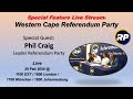 Western cape referendum party with phil craig  29 feb 2024