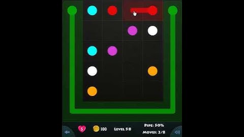 FLOW GAME ON FACEBOOK - LEVEL 58 BEGINNERS PACK