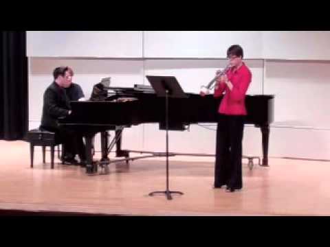 Katie Lawrence Senior Trumpet Recital Part 2 Mansfield University - Arutunian 11-20-10