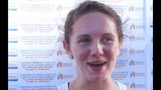 Kathryn Christie (GBR) after 3rd place in 200m