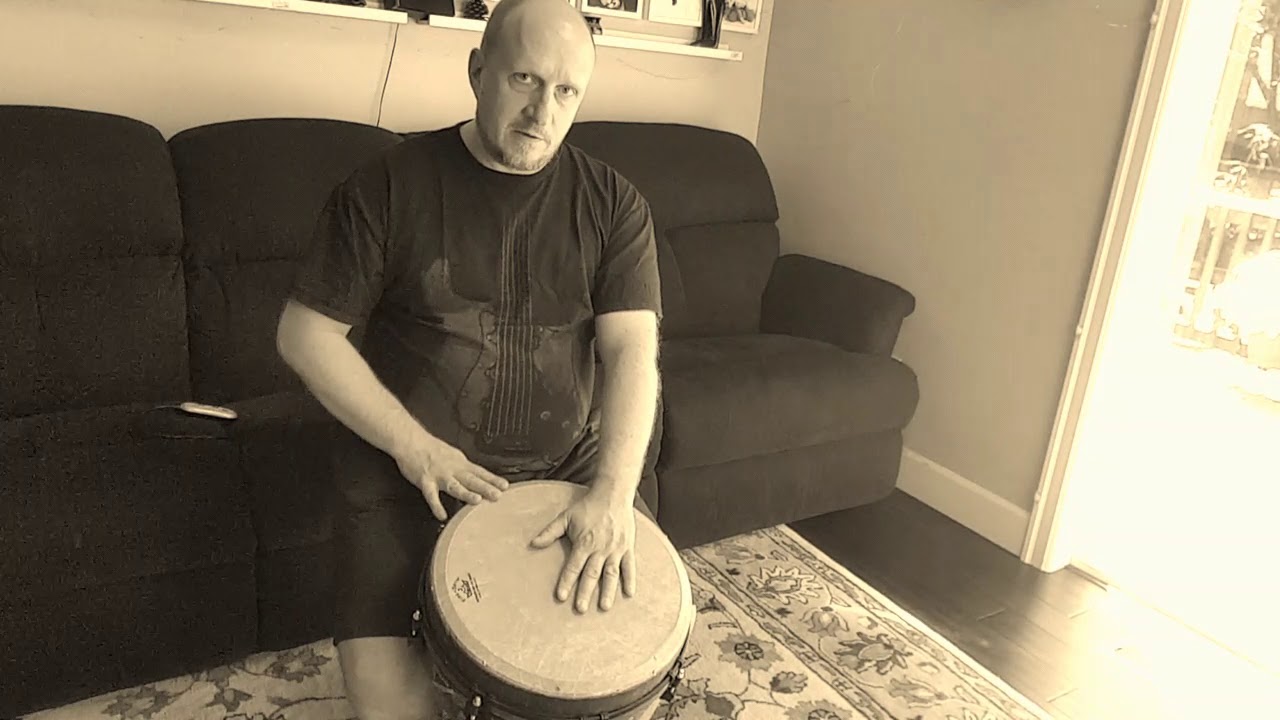 Djembe Tutorial how to play djembe like a drum set YouTube