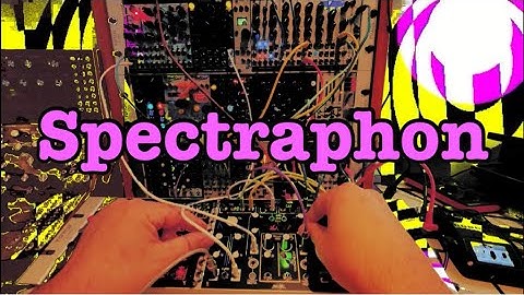 Rhythmic patching Make Noise Spectraphon