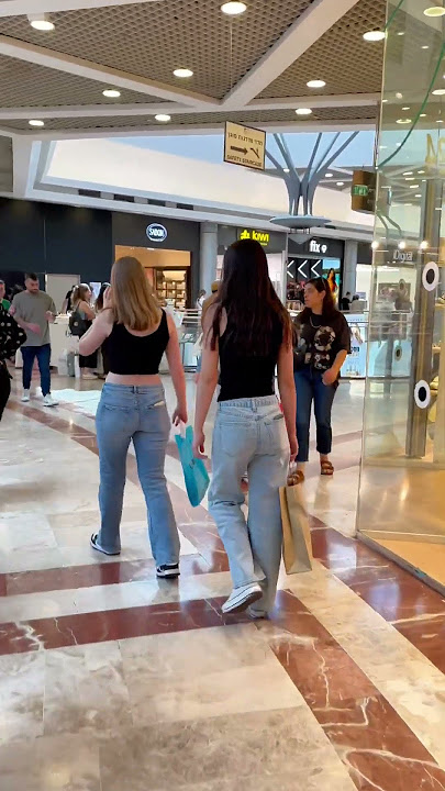 Tel Aviv: Relaxing walk in shopping Center #israel #shorts #telaviv #tlv
