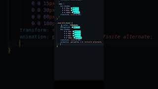 How to create a neon pulse button with pure CSS