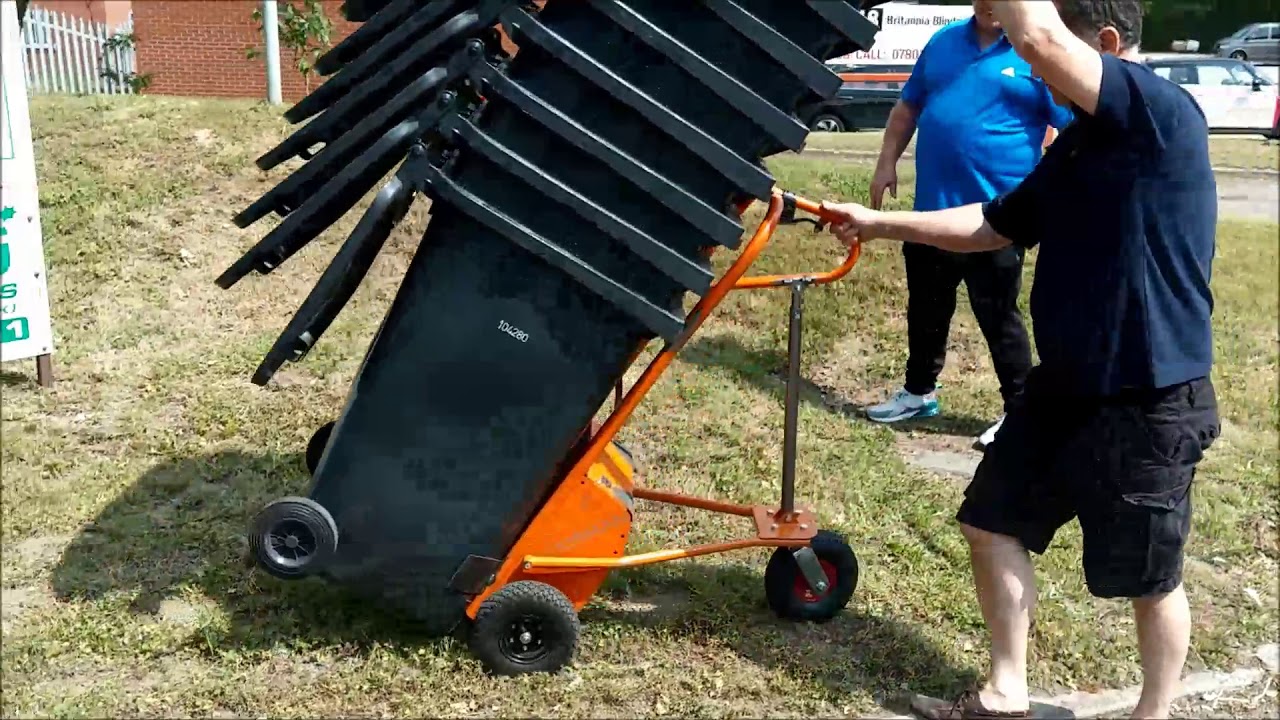 Wheelie bin stack moving solution YouTube