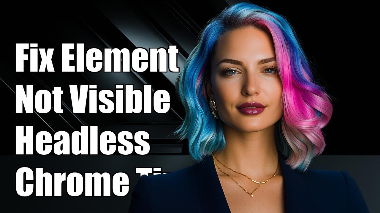 Исправление ElementNotVisibleException в Chrome без заголовка: распространённые решения