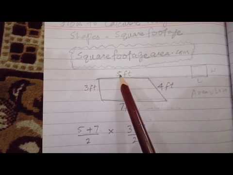 sq ft calculator - How to calculate square footage of an irregular shape