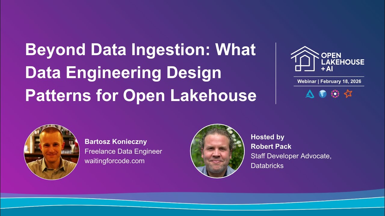 Beyond Data Ingestion, What Data Engineering Design Patterns for Open Lakehouse