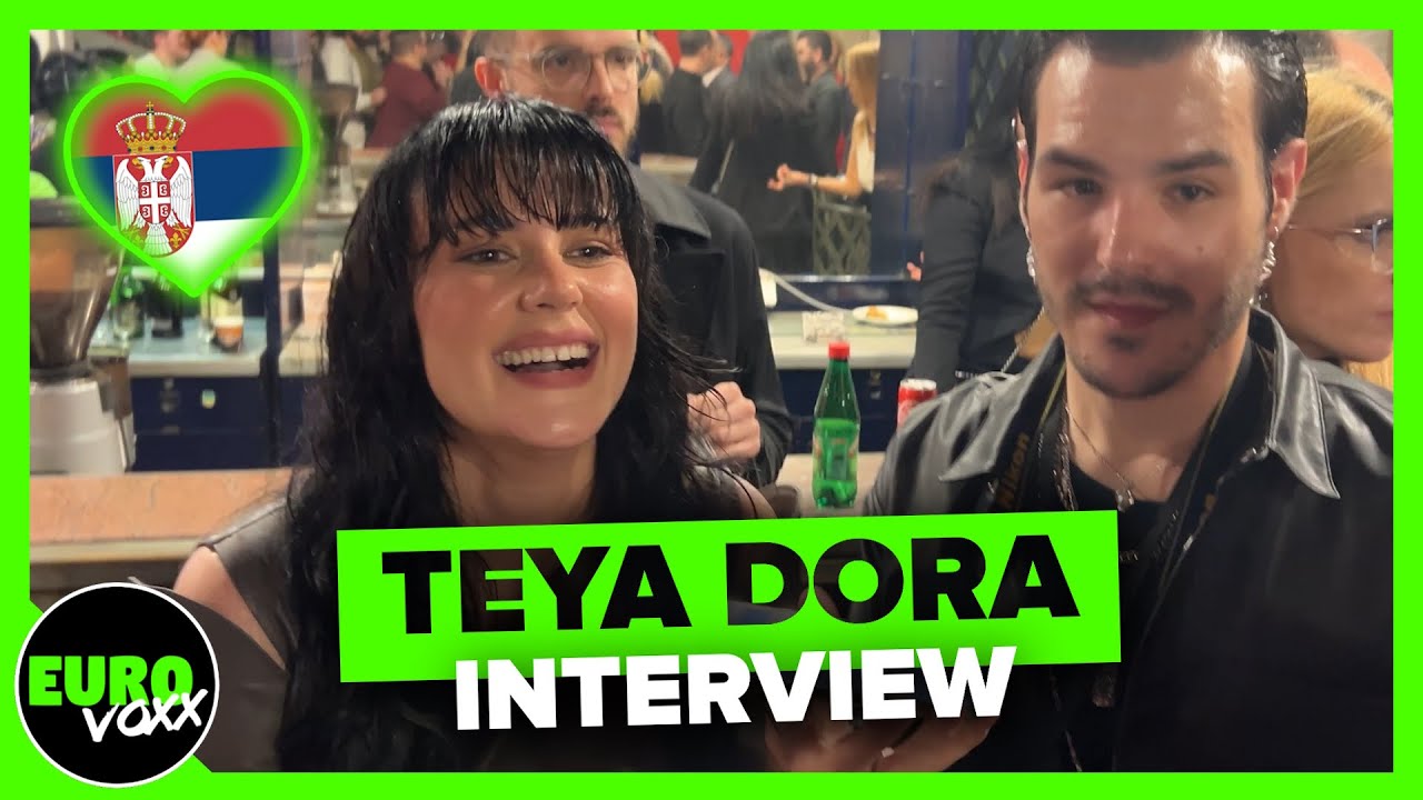 🇷🇸 TEYA DORA REACTS AFTER WINNING PESMA ZA EVROVIZIJU 2024! (INTERVIEW ...