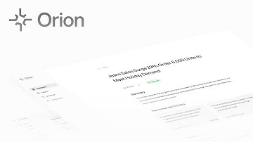 Orion – The AI-Powered Data Analyst