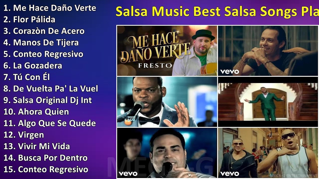 Salsa Music_ Best Salsa Songs Playlist (Updated 2023) Grandes Exitos YouTube