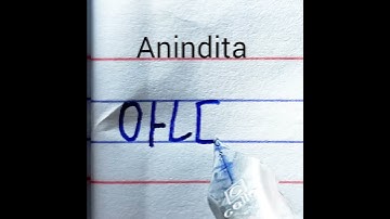 how to write Anindita in Korean Handwriting | Korean Handwriting