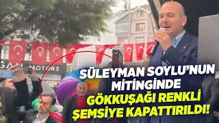 Süleyman Soylu’nun Mitinginde Gökkuşağı Renkli Şemsiye Kapattırıldı Krt Haber