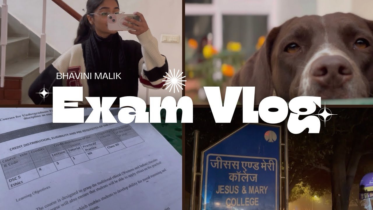 Exam vlog as a philosophy student. (DU)