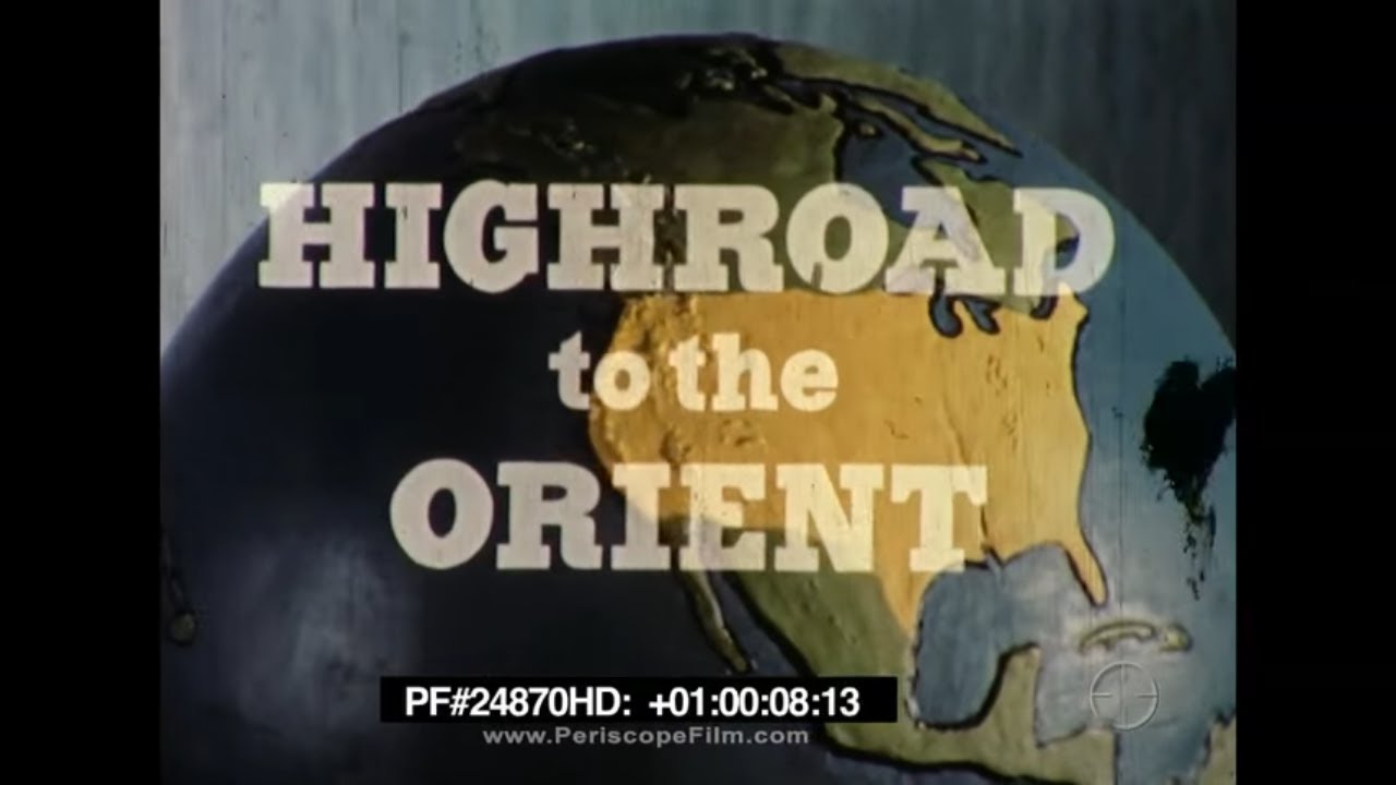 Авиакомпания NORTHWEST ORIENT 1950-е годы. ПУТЕШЕСТВИЯ ПО АЗИИ. Дорога на Восток 24870 HD
