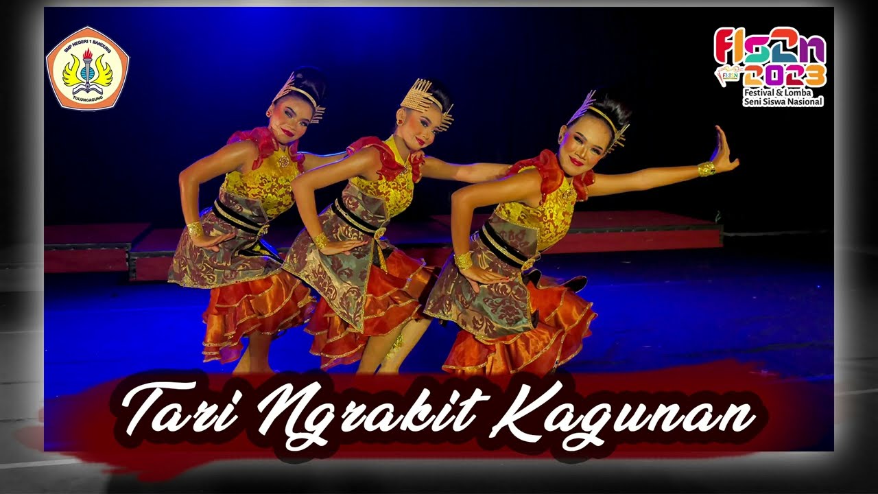 Medali Emas Tari Kreasi FLS2N Tingkat Nasional 2023 - TARI NGRAKIT KAGUNAN - SMPN 1 BANDUNG