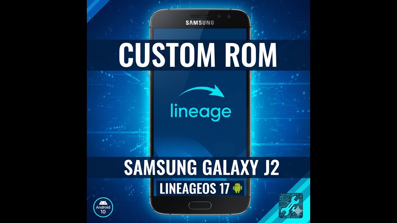 Install Custom Rom Samsung J2 J200G Lineage OS 17 Android 10
