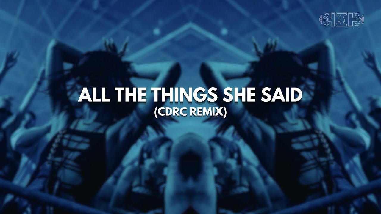 HARD TECHNO | All The Things She Said (CDRC Remix)